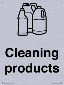 Dementia Cleaning products sign